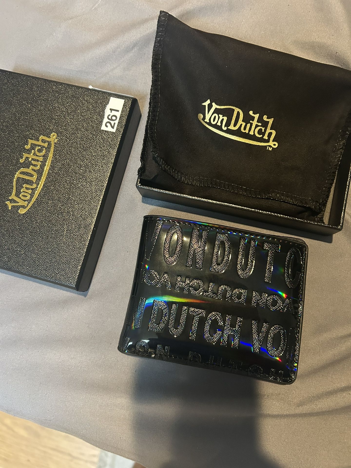 VON DUTCH BIFOLD WALLET. NEW!!!!