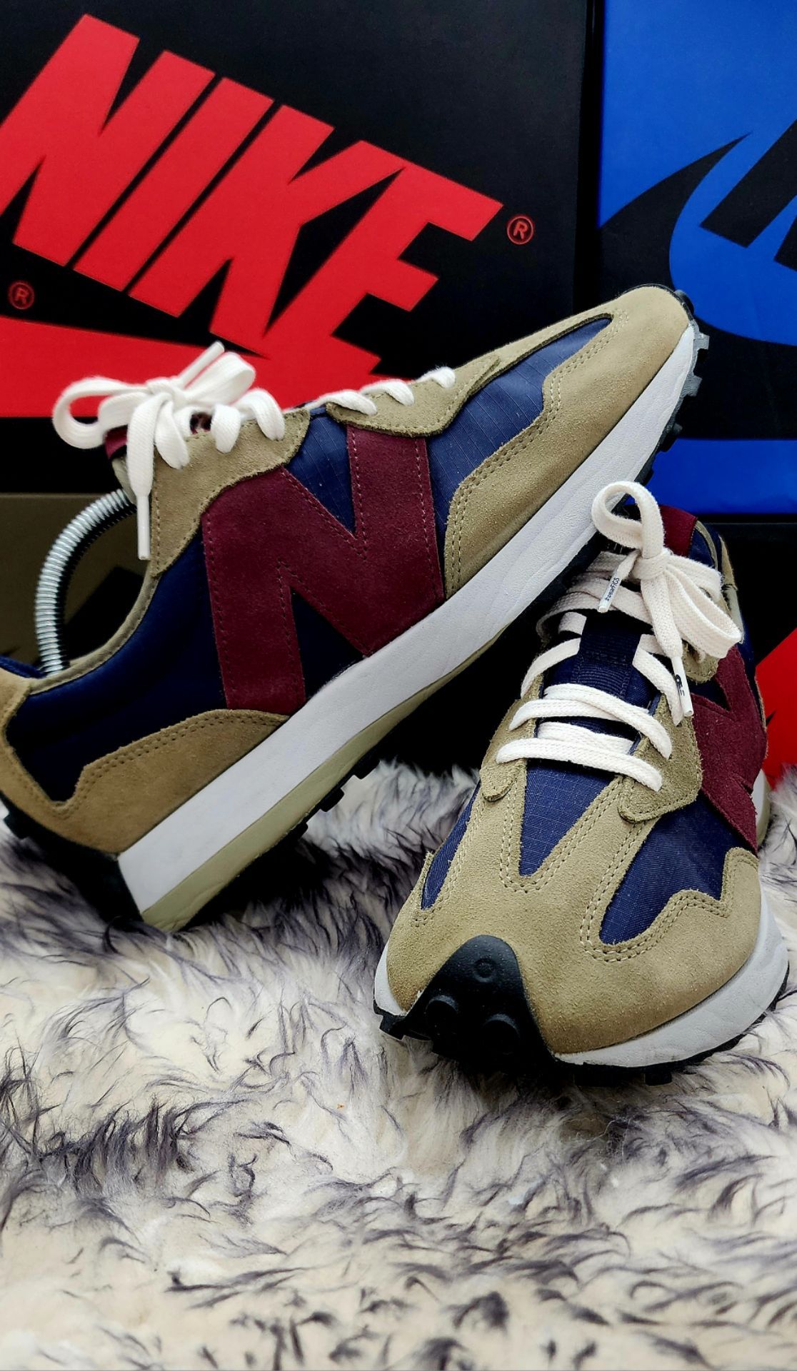 New Balance FIGS x 327 'Olive'