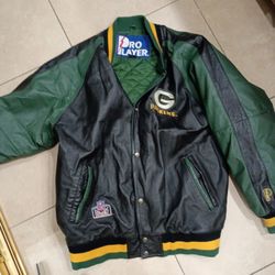 Packers Vintage Leather XL Jacket 