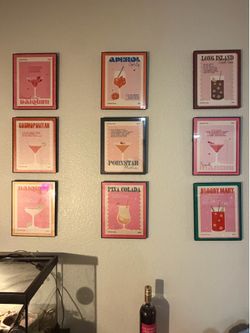 Girly bar/ drinks decor