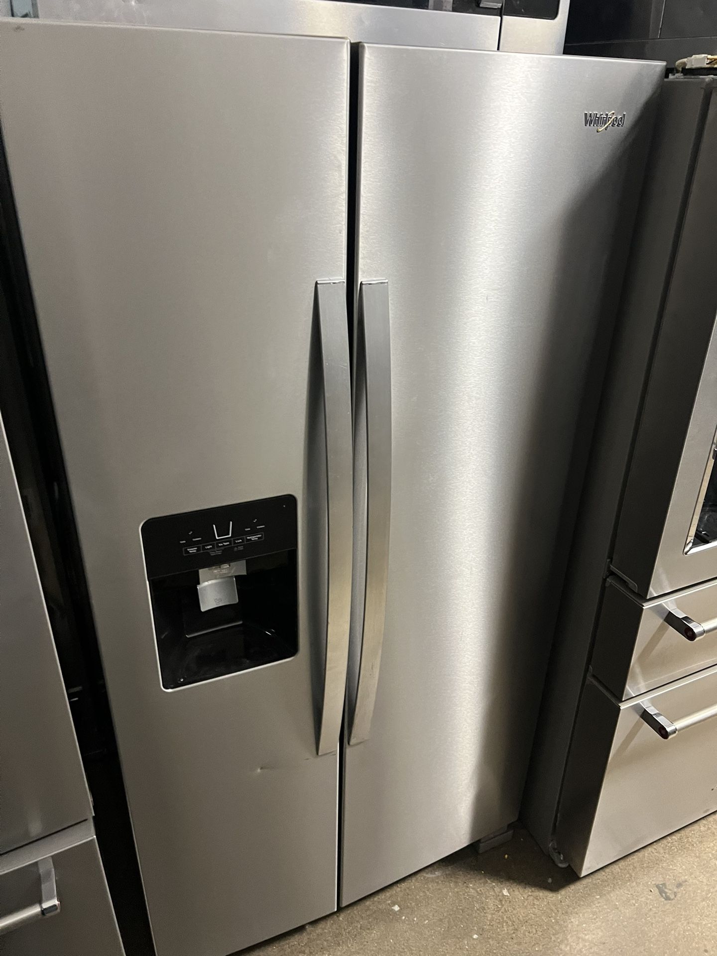 Whirlpool Side By Side Fridge Stainless Steel