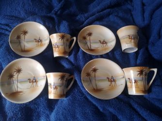 Vintage Hand Painted Tea/Coffee set Made In Japan