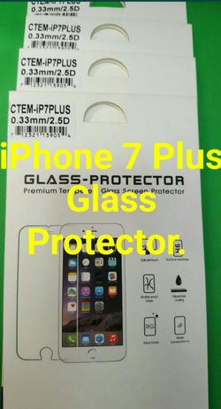 iPhone 6, 6S , 7 , 7 Plus Glass Protectors.