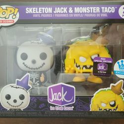 Funko Shop Exclusive Skeleton Jack & Monster Taco 2 Pack