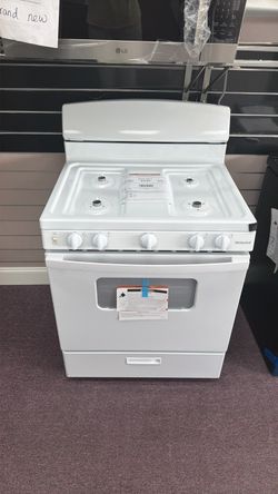 Hotpoint 30-in 4 burners 4.8-cu ft Freestanding Natural Gas Range (White )