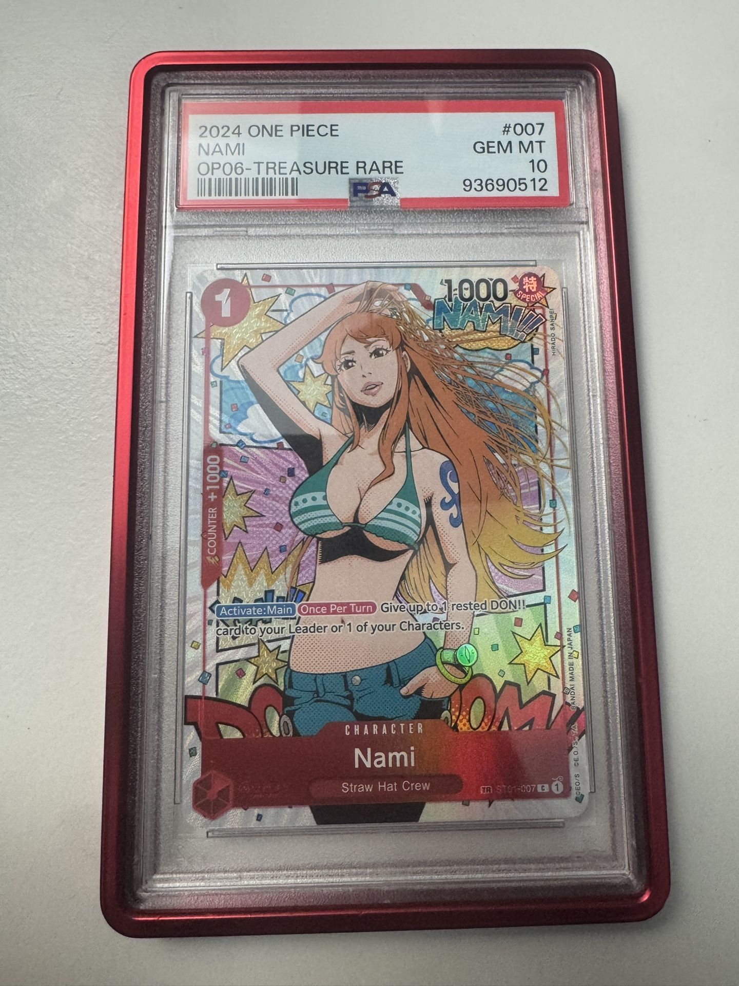 One Piece Nami TR PSA 10