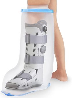 Waterproof Extra-Wide Leg Cast Cover for Shower