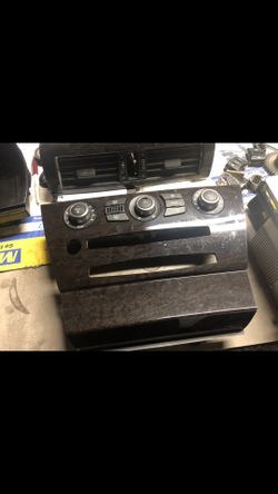 BMW 650 wood trim with ac controls