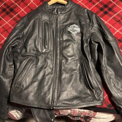 Harley Davidson Leather Jacket and Chaps