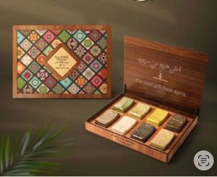 Luxury Royal Wooden Soap Gift Box - Premium Organic Collection