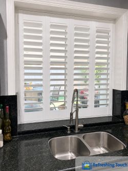 Plantation Shutters, Any Size Window, Wood and Polyvinyl Shutters, 909-681-7003