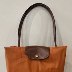 Longchamp Le Pliage Medium Tote Bag Orange