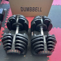  SALE‼️ New pair of 90lb adjustable dumbbells. 180lb in total. New in box 📦 $350