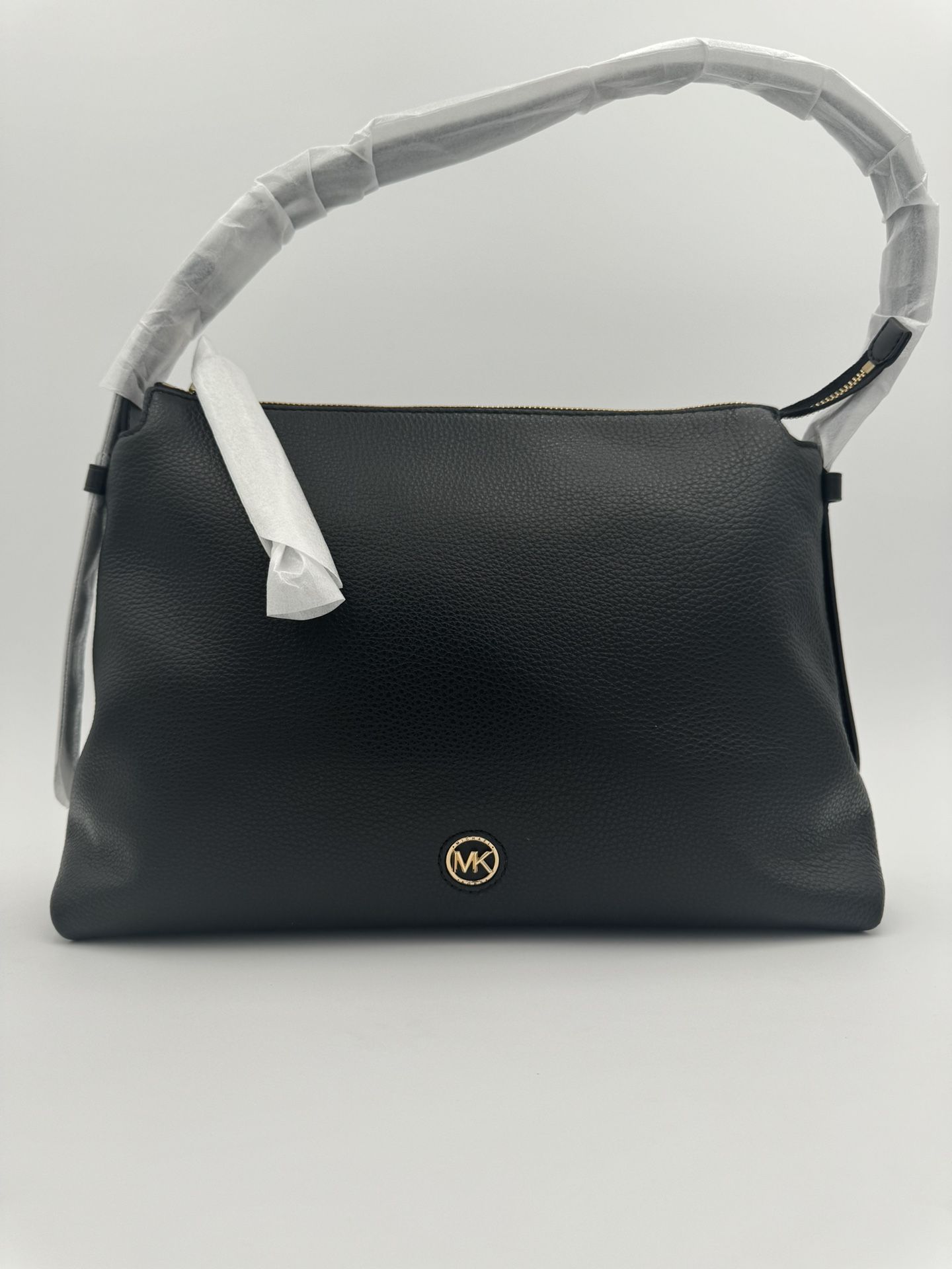 MICHAEL KORS SHAILENE BLACK MEDIUM HOBO SHOULDER BAG LEATHER NWT