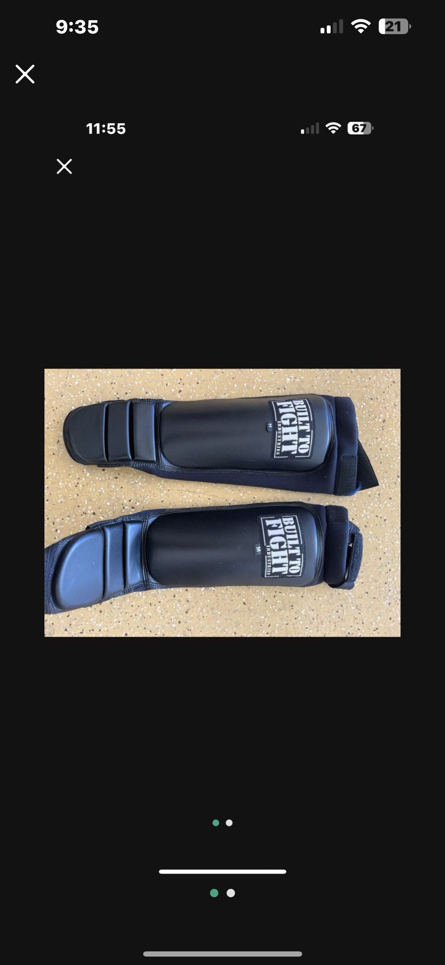 MMA Knee Pads - Built To Fight, Size M