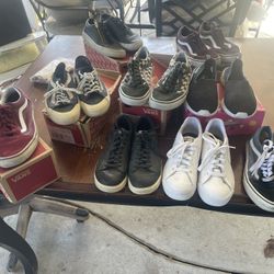 YOUTH SIZE VANS,,Size 4.5 Men 6 Woman