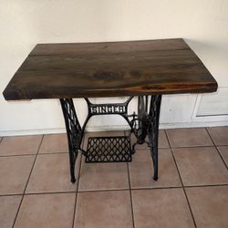 Antique Singer Table 