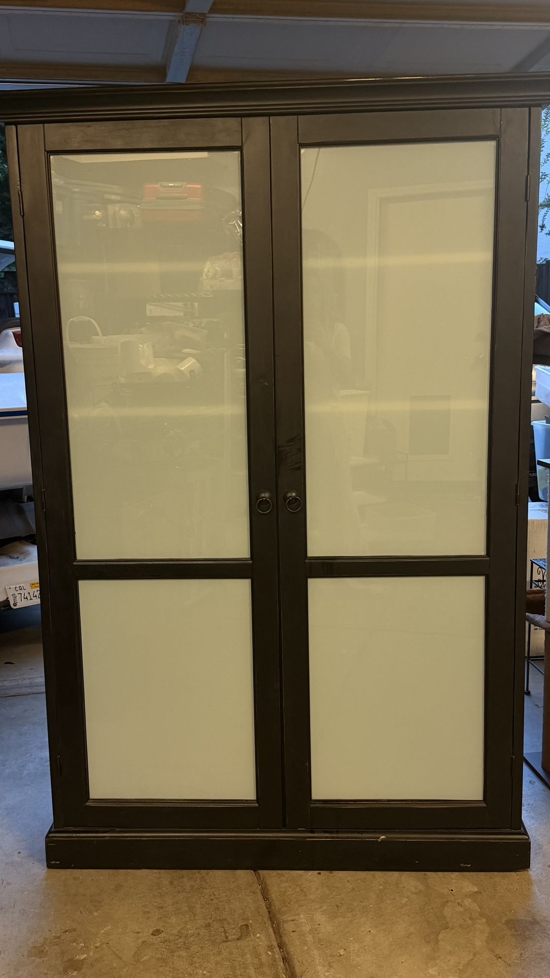  Modern Two-Tone Storage Cabinet – Beautiful & Functional!