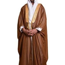 "New"Golden  Muslim Arab Dress Yemen Saudi Men's Robe$25