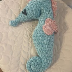 Handmade Amigurumi Seahorse 
