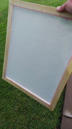 Aluminum silk screening screen