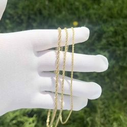 14k rope chains and 14k bracelets