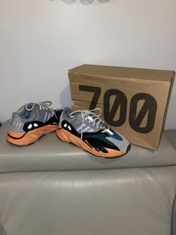like NEW Adidasr Yeezy Boost 700 'Wash Orange' Sneakers Men's Size 8.5 GW0296