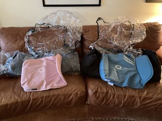 Bugaboo Bassinet/Cover + Rain Clear Cover -NEW 