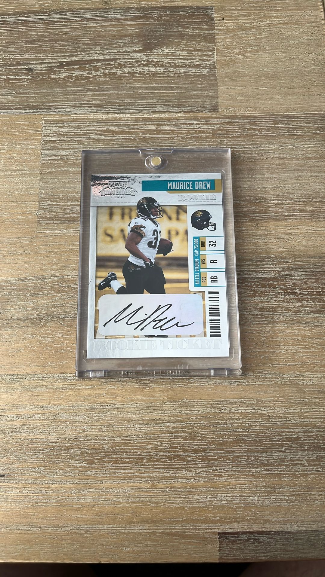Maurice Jones Drew Rookie Auto Football Card Jaguars