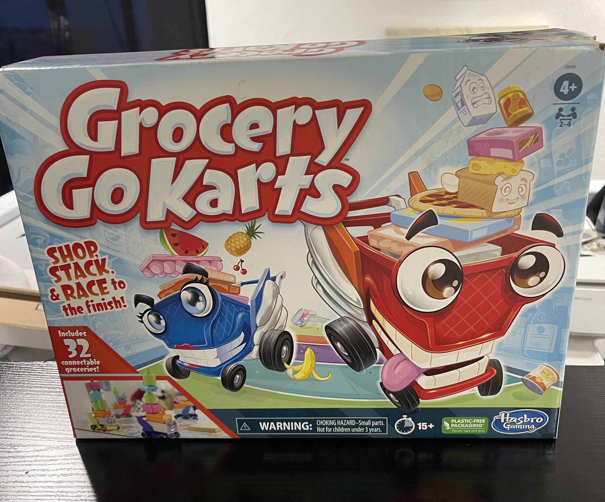 Grocery go kart board game