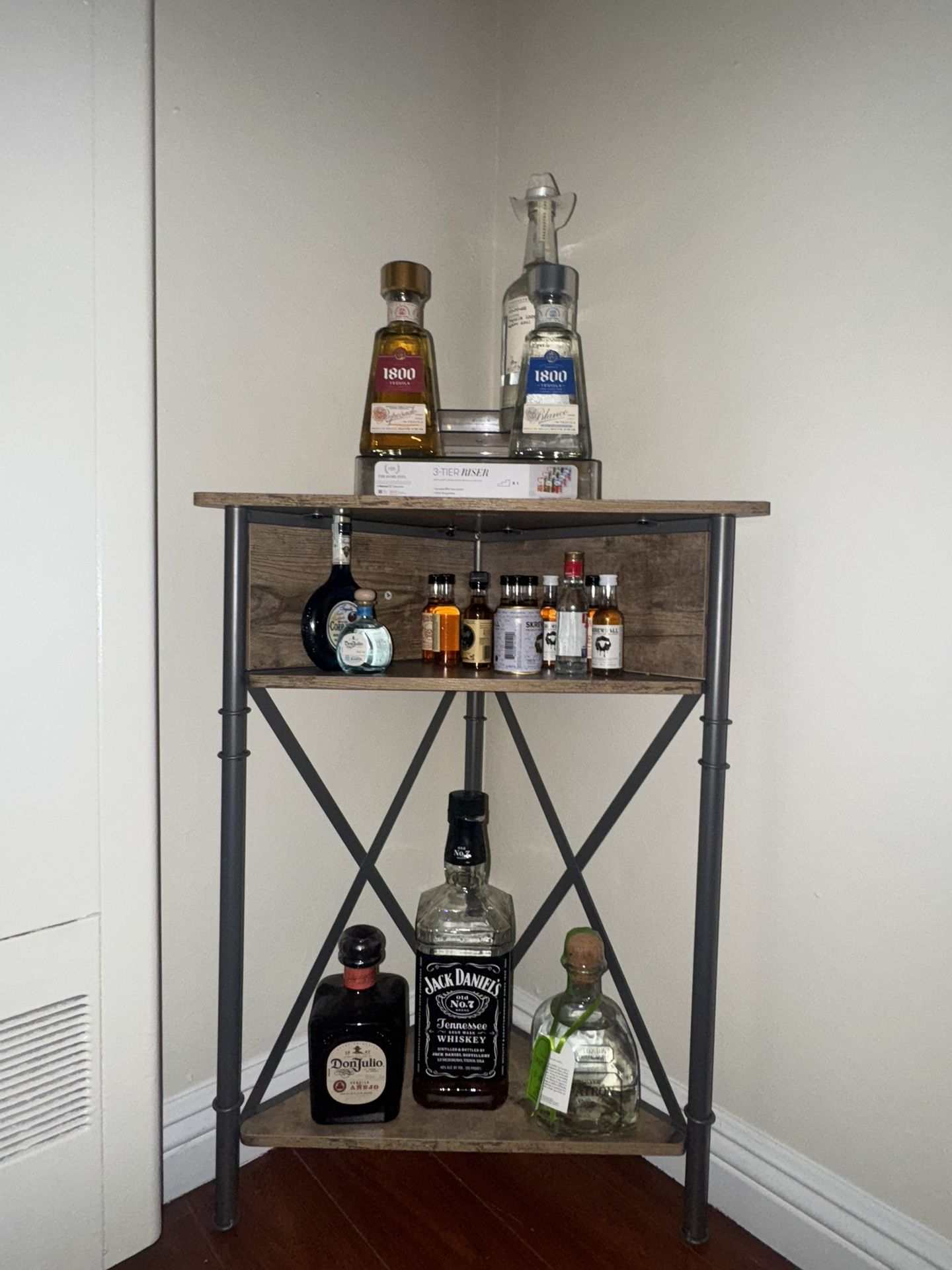 Home Bar Corner Shelf 