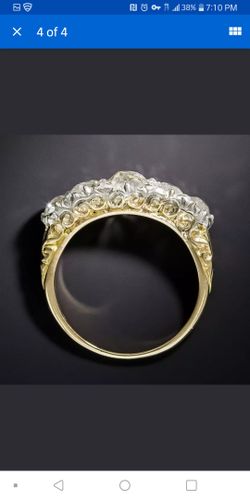 Beautiful gold plated silverp s925 size 7, 8 and 10