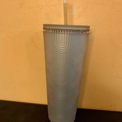 Starbucks Fall 2024 Silver Soft Touch Siren Scale Cold Cup TumblerVenti 24oz 