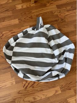 Bean bag for stuffed animals or blankets