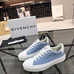 Givenchy White/Blue Shoes With Box 