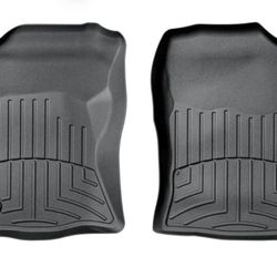 WeatherTech Custom Fit FloorLiners for Toyota Tacoma - 1st Row (440101), Black