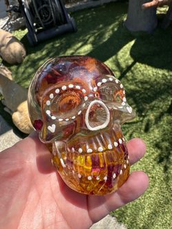 Handmade resin Dia de Los muertos Calaveras