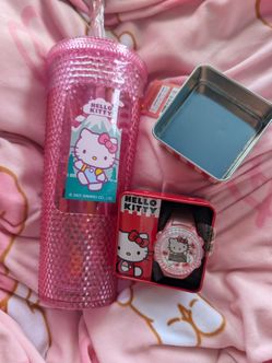Hello Kitty Cup And Watch