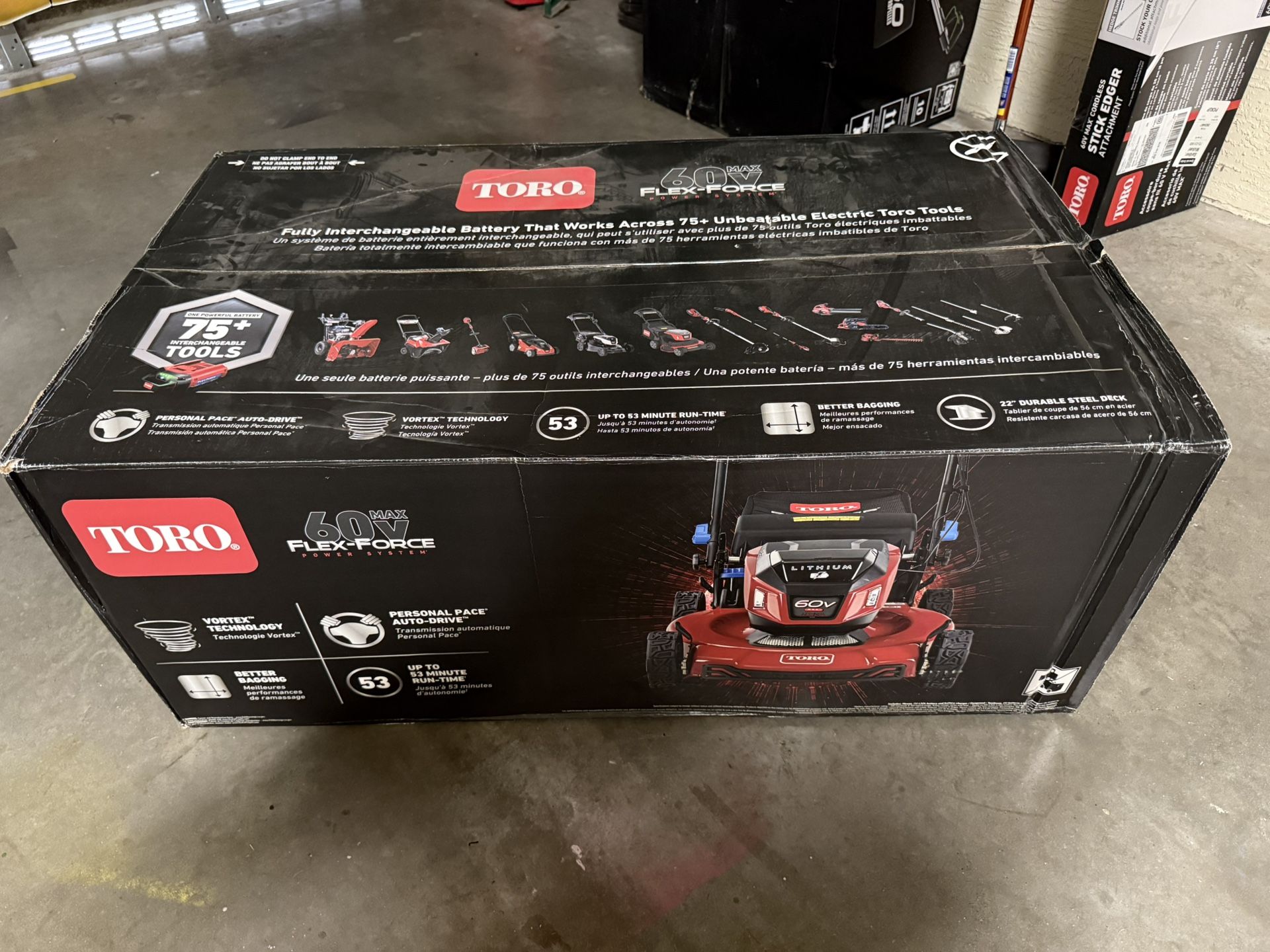 Toro 60 Volt Battery Mower & Weed Eater- New!