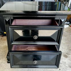 Night Stand Furniture Espresso Color 