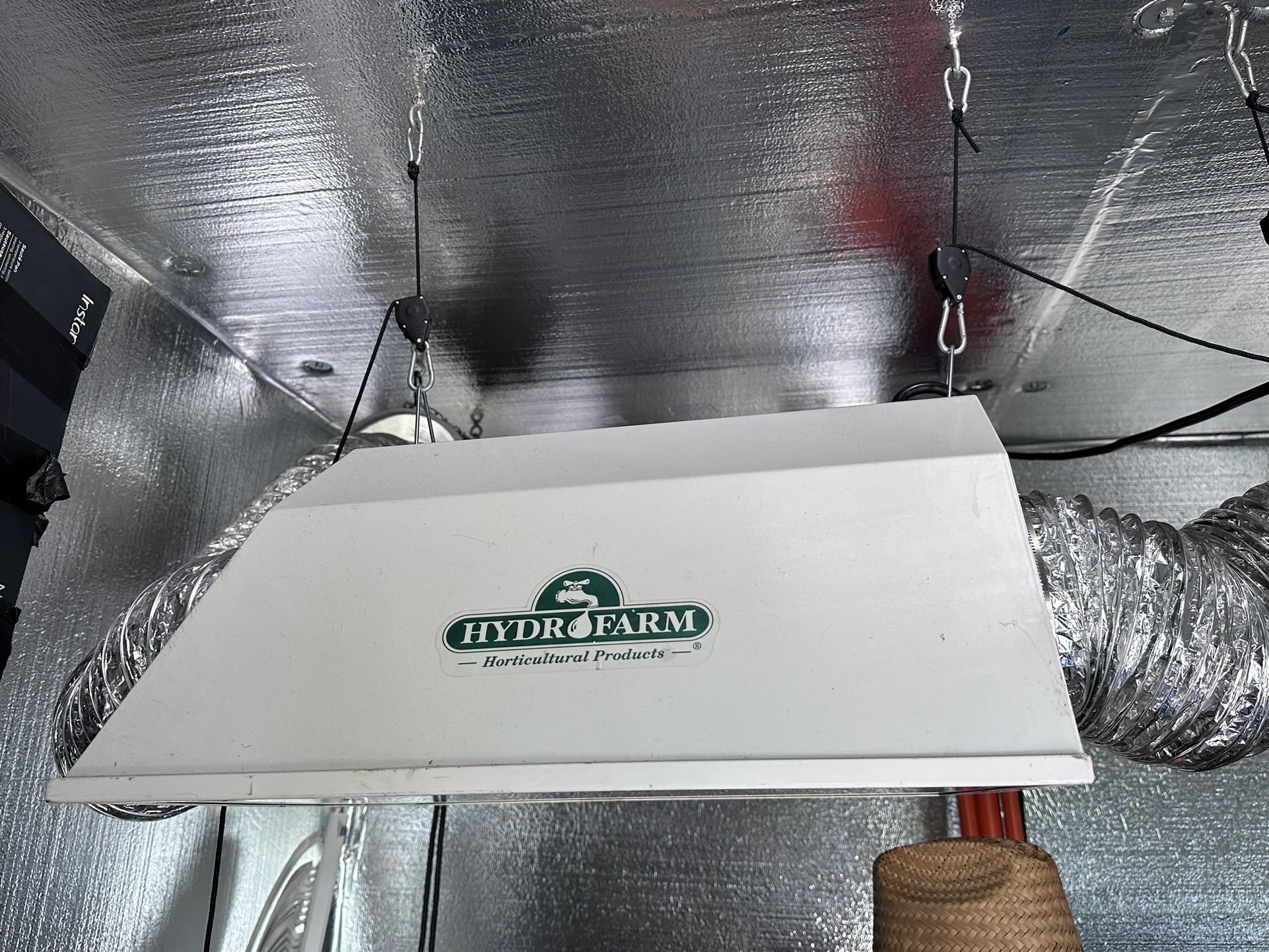 Indoor Grow Light Kit – HydroFarm HID Hood with Bulb (x4 available)
