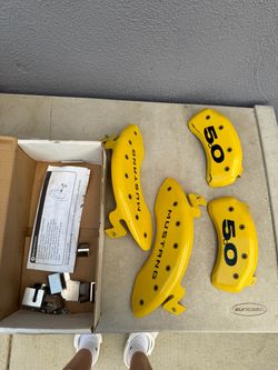 Mustang 5.0 Yellow Brake Caliper Covers Set of 4