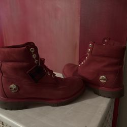 Red Timberlands 
