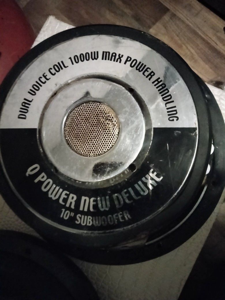 10 Inch Subwoofer With Box 