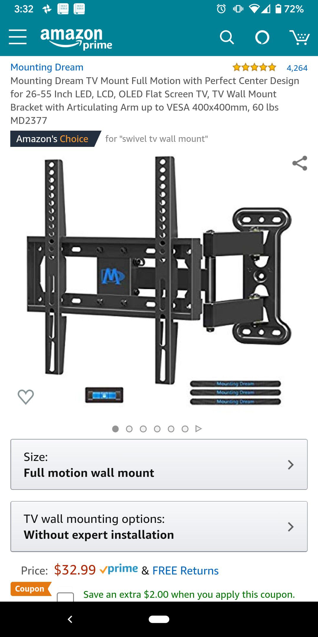 Tv wall mount and shelves
