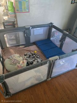 50x50 play pen area for toddler