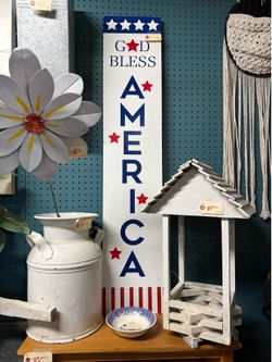 God bless America sign