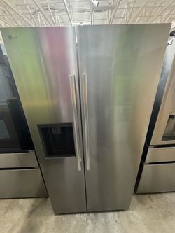 LG 26.6 cu. ft. Wi-Fi Enable Side-by-Side Refrigerator with External Dispenser