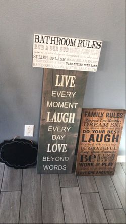 Signs For Sale each one $10 Or All For $25