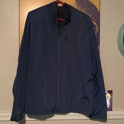 Michael Kora blue Jacket lightweight size